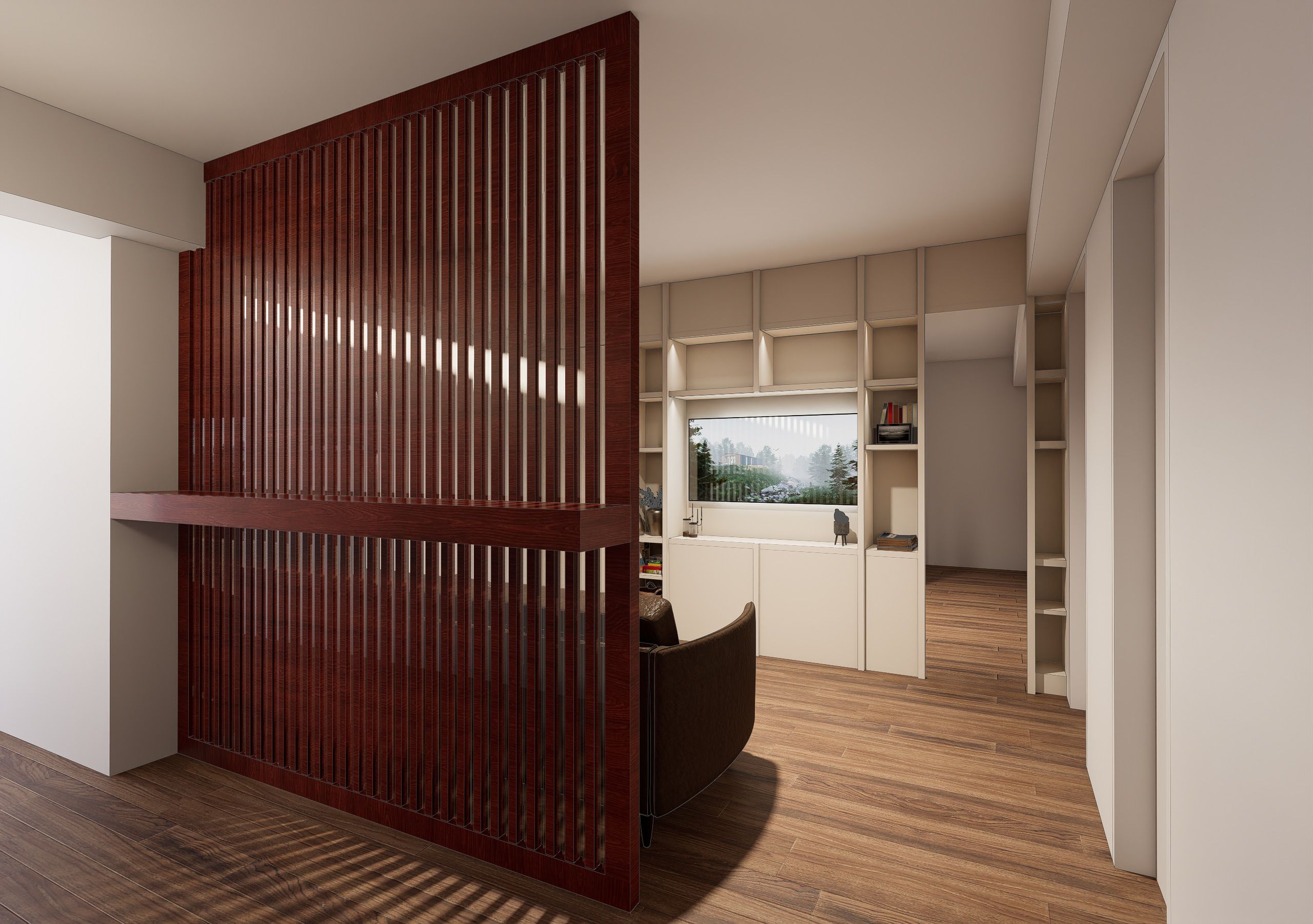 Render del separador integrado en el proyecto Biblioteca